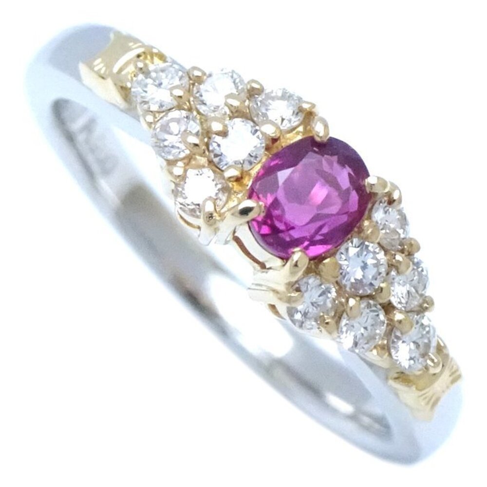 CELINE 18k Silver Diamond Ring